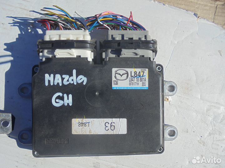 Блок управления двс Mazda Mazda 6 GH 2007-2012