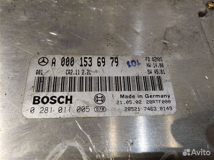 Блок управления двигателем Mercedes C-Class W203