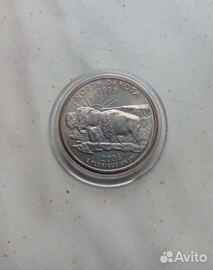 Монета north dakota
