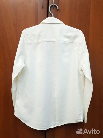 Стильная белая рубашка 134 140
