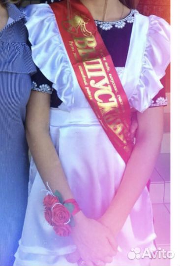 Школьный фартук и платье