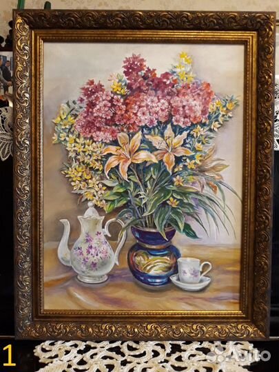 Картина холст/масло, натюрморты А.М. Михайлищевой