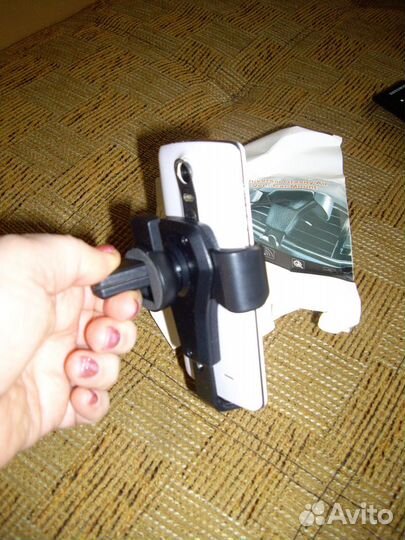 Подставка в авто для телефона, горизонтальная