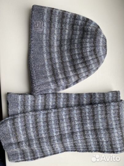 Комплект шапка и шарф для мальчика