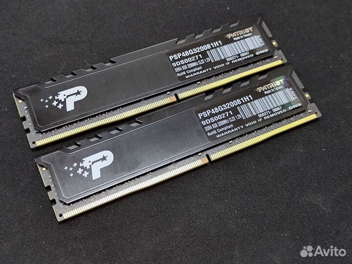 Оперативная память Patriot ddr4 16 (2x8gb)