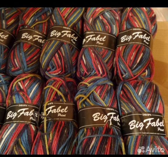 Пряжа Drops Big Fabel для вязания