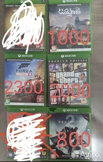 Игры диски Xbox One отличное horizon 4 gta5