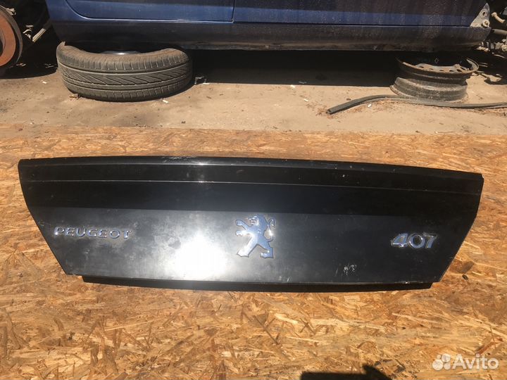 Пежо 407 купе задняя крышка багажника