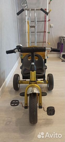 Велосипед коляска с ручкой