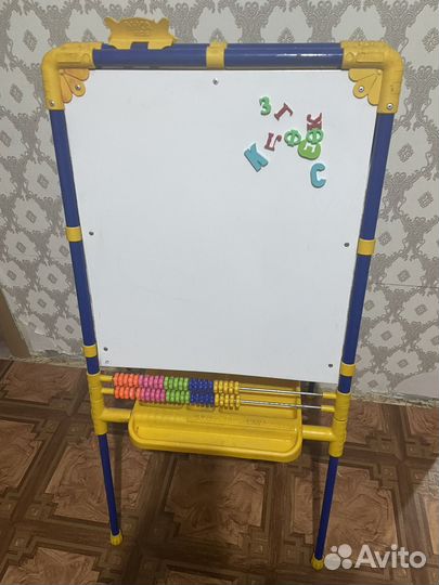 Мольберт детский двухсторонний напольный