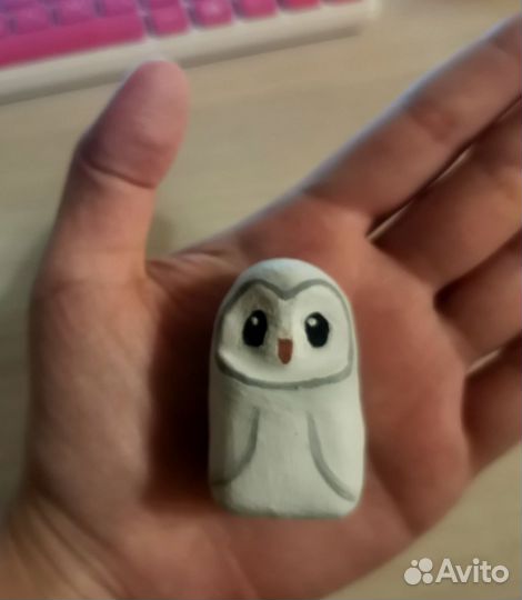 Фигурка деревянный совенок, статуэтка, декор