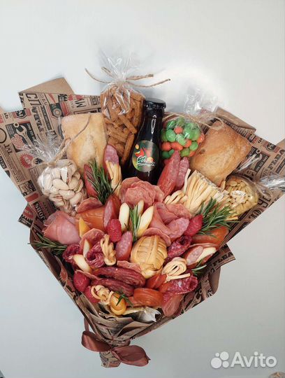 Съедобный подарок, бокс, букет мужчине