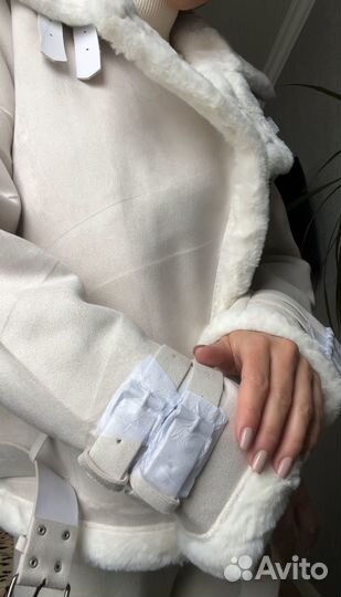 Дубленка женская зимняя 46 48