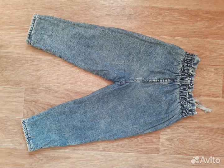 Джинсы детские утепленные