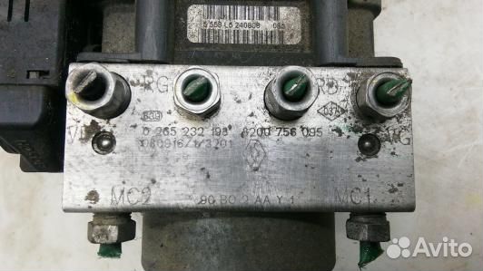 Блок ABS dacia sandero 1 (90L10KW01)