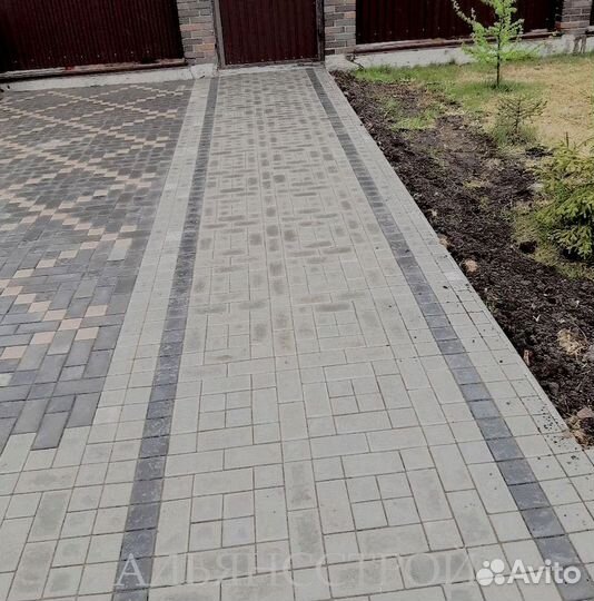 Тротуарная плитка любых форматов
