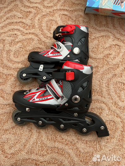 Роликовые коньки детские регулируемый размер