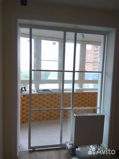 Раздвижной балконный блок