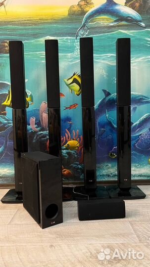 Акустика+Домашний кинотеатр lg 5.1