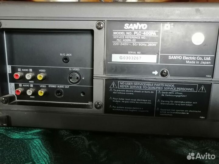 Проектор Sanyo PLC-400PA