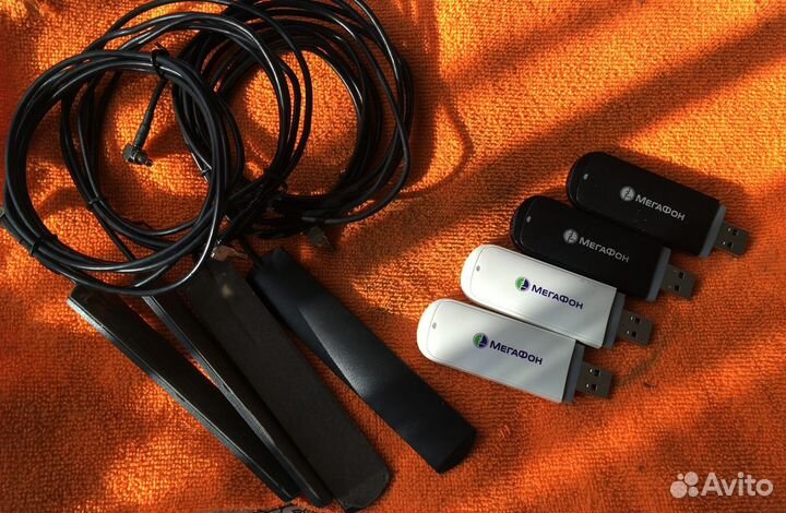 3G модемы 4 шт + антенны