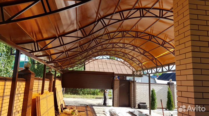 Металлический навес по Вашим размерам