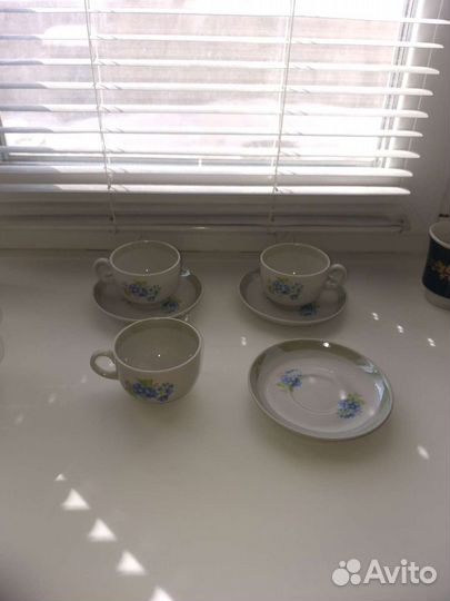 Кофейные наборы, стаканы