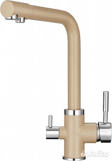 Смеситель для кухонной мойки Granula GR-2015 песок