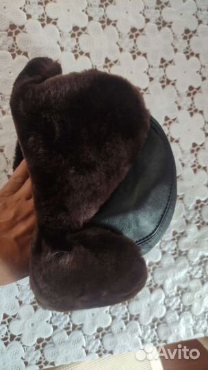 Мужская меховая шапка Ушанка