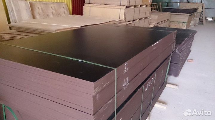 Фанера влагостойкая ламинированная 6, 9, 12, 15, 1