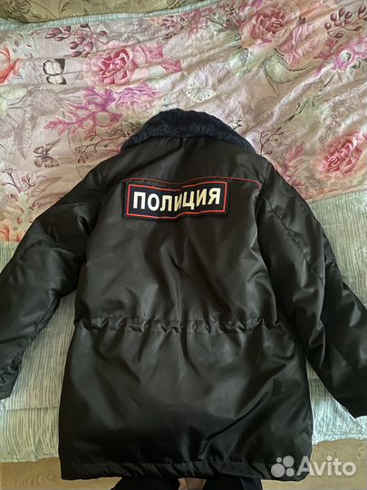 Комплект бушлат зимний полиция+штаны