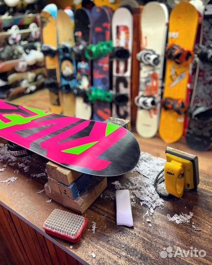 Обслуживание и ремонт сноубордов, горных лыж