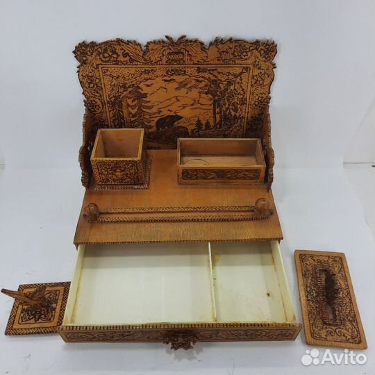 Шкатулка деревянная СССР