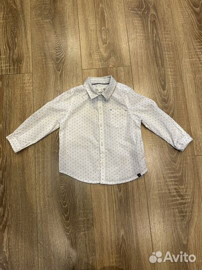 Рубашка zara для мальчика 92