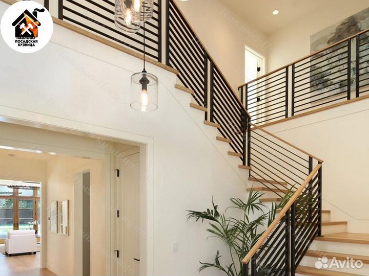 Перила для лестницы / Перила в стиле лофт