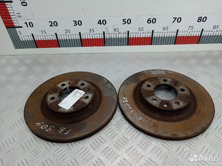 Диск тормозной задний для Peugeot-Citroen 407