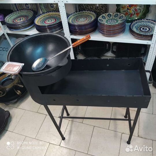 Мангал С Печью 12 литров + Шумовка