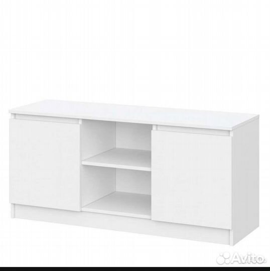 Тумба под тв 120 см белая Ницца 9