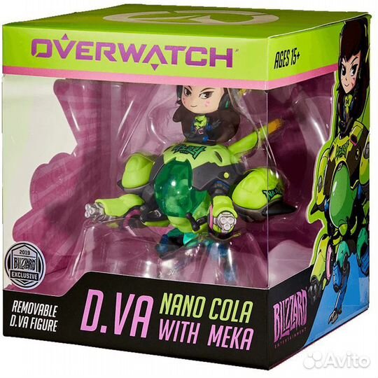 Overwatch Cute But Deadly Nano Cola D.Va and Meka