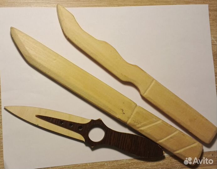 Ножики деревянные ручной работы