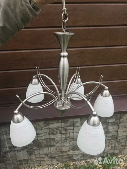 Люстра потолочная подвесная бу