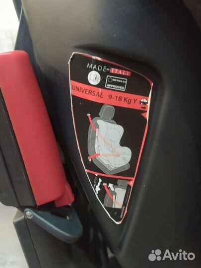 Детское автокресло 9 до 18 кг