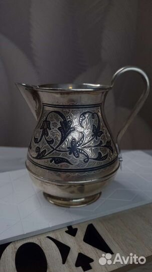 Серебряный молочник Кубачи