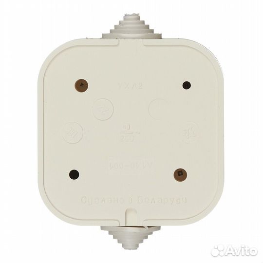 Выключатель svet EV0351-5512 одноклавишный открытая установка бежевый