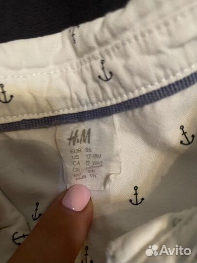 Рубашка и шорты hm, размер 98