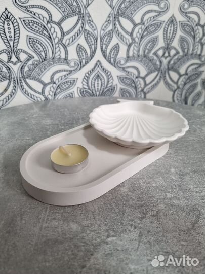 Ракушка подсвечник подставка