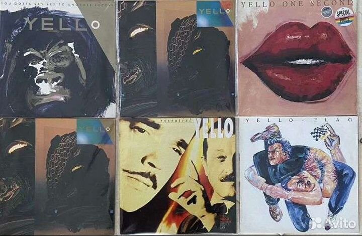 Yello оригинальные виниловые пластинки