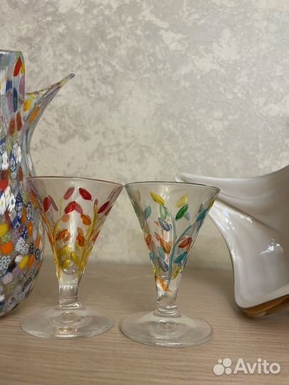 Ваза,конфетница Мурано Италия