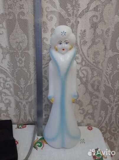 Снегурочка пластмассовая 38см,СССР