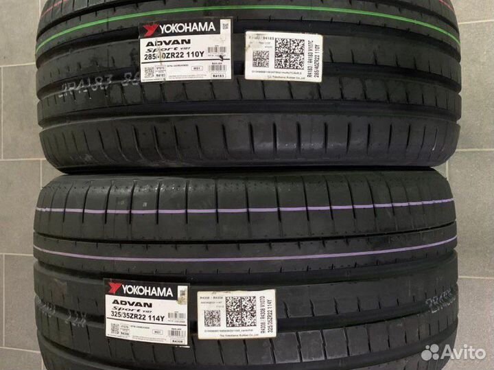 Шины 285/40R22 325/35R22 Yokohama на Mercedes GLE